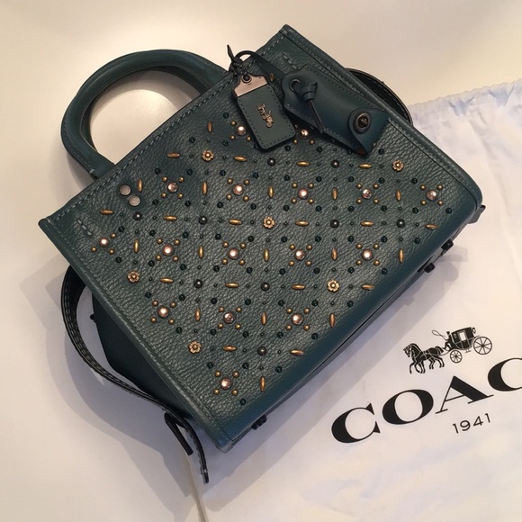 Coach Handbags - Coach Prairie Rivet Rogue 25 Dark Turquoise